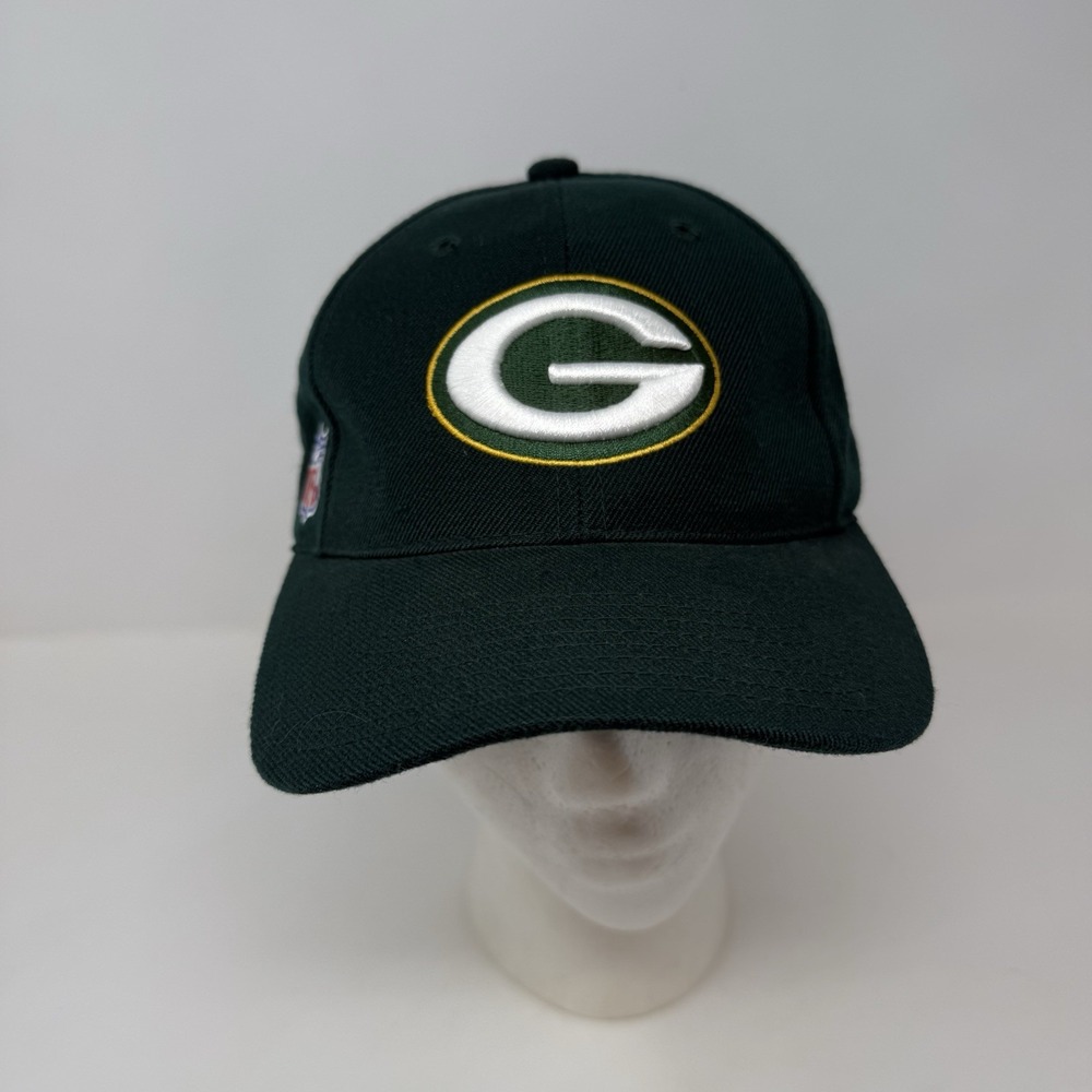 Green Bay Packers Reebok NFL Team Apparel On Field Cap Hat Hook and Loop Wool